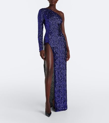 Sequined one-shoulder silk gown - Gucci - Modalova