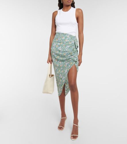 Hazel floral asymmetric midi skirt - Veronica Beard - Modalova