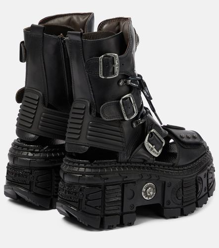 Vetements Leather platform boots - Vetements - Modalova