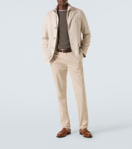 Layered silk and cashmere blazer - Herno - Modalova