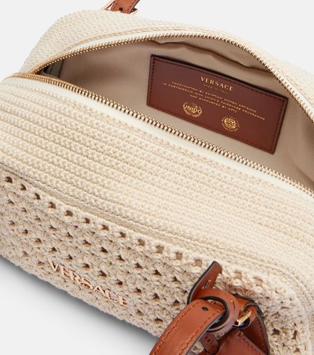 Tag Small crochet shoulder bag - Versace - Modalova