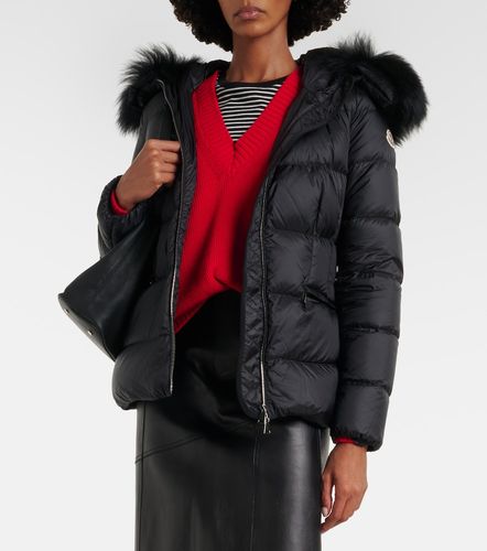 Boed shearling-trimmed down jacket - Moncler - Modalova
