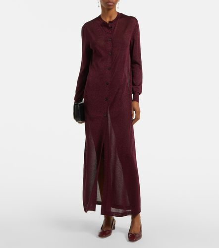 Abito lungo in maglia con lamé - Ferragamo - Modalova