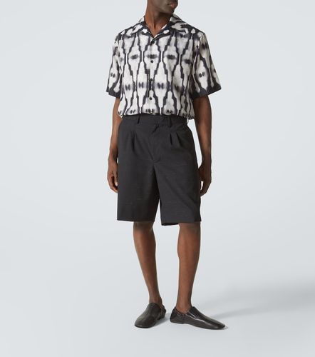 Shorts in cotone e lana mélange - Commas - Modalova