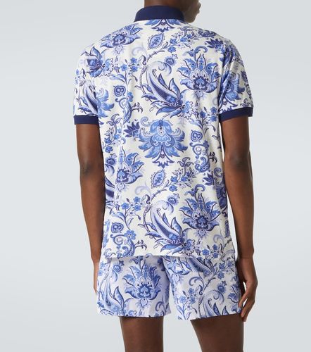 Polo de piqué de algodón floral - Etro - Modalova