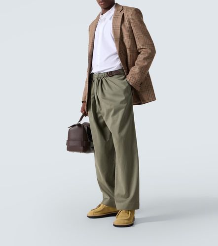 Pantaloni regular in raso di cotone - Loewe - Modalova