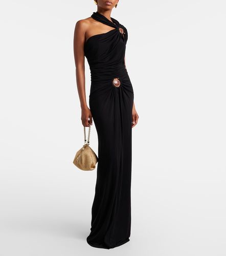 Embellished gathered jersey maxi skirt - Christopher Esber - Modalova