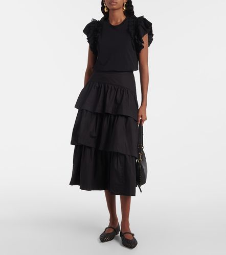 Top Leia in cotone con volant - Ulla Johnson - Modalova