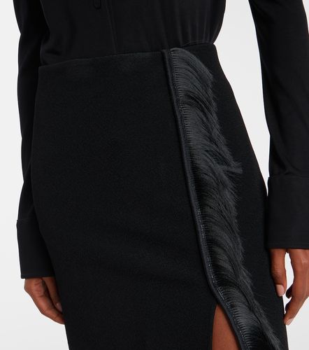 Jil Sander Gonna midi con frange - Jil Sander - Modalova