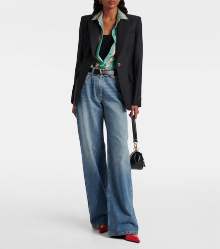 Versace Mid-rise wide-leg jeans - Versace - Modalova