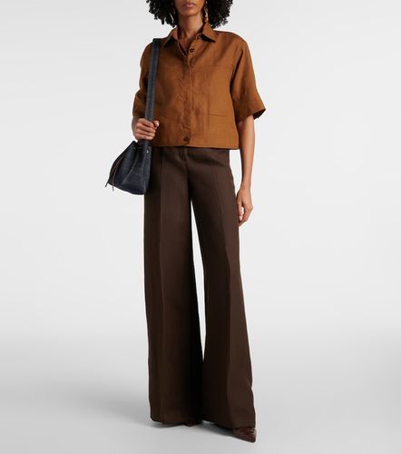 Max Mara Cropped linen shirt - Max Mara - Modalova