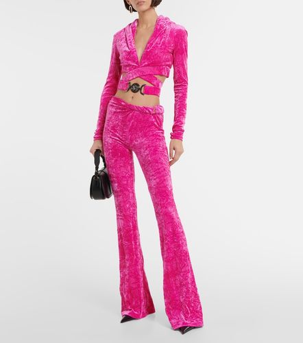 Versace Flared velvet pants - Versace - Modalova