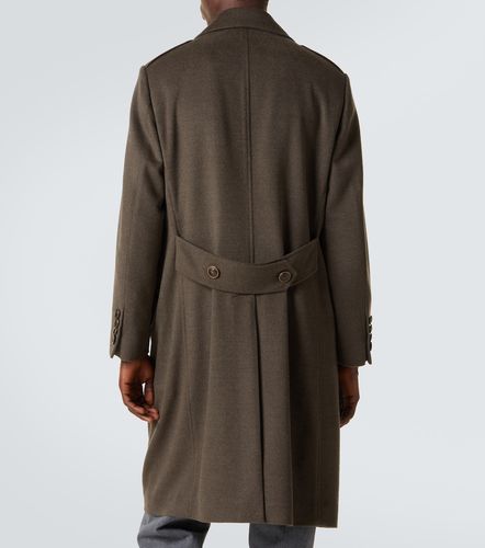 Double-breasted virgin wool overcoat - Brunello Cucinelli - Modalova