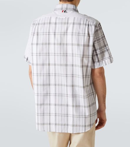 Camisa de algodón a rayas patchwork - Thom Browne - Modalova
