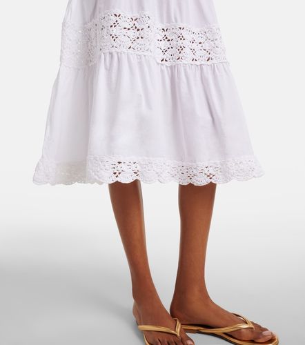 Vestido midi Manor de croché de algodón - Anna Kosturova - Modalova