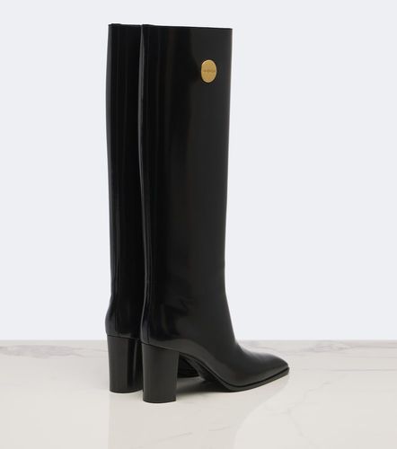 Botas altas Louis de piel - Saint Laurent - Modalova