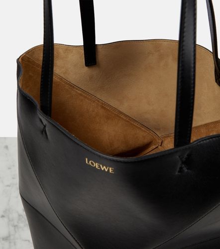 Puzzle Fold Medium leather tote bag - Loewe - Modalova