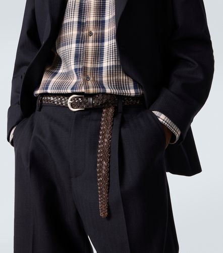X Aaron Levine braided leather belt - Studio Nicholson - Modalova