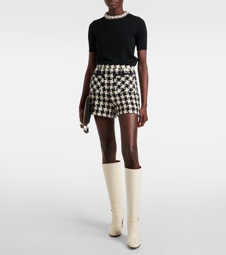 Embroidered virgin wool top - Valentino - Modalova