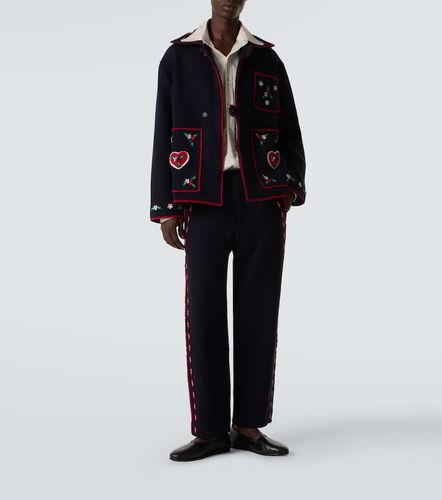 Carroll embroidered wool jacket - Bode - Modalova