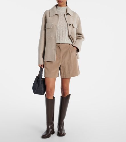 Sequined cable-knit sweater - Brunello Cucinelli - Modalova