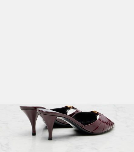 Mules Babylone Cassandre 60 de piel - Saint Laurent - Modalova