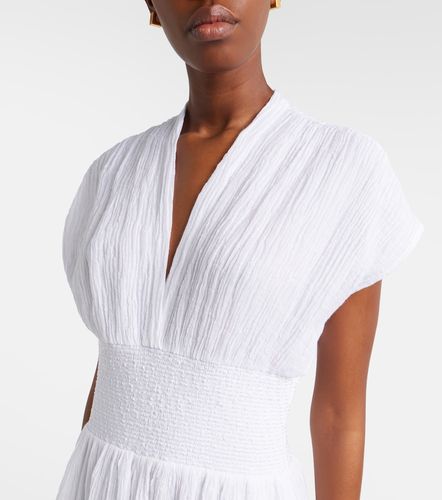 Abito midi in lino e cotone - Tory Burch - Modalova