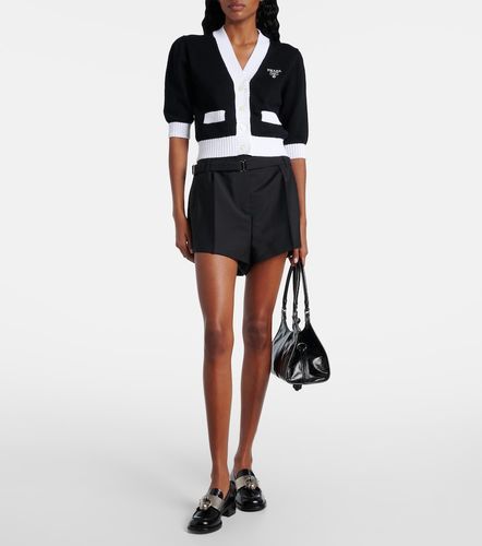 Prada Cardigan cropped in cotone - Prada - Modalova