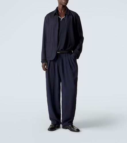 Giorgio Armani Polo de lino y seda - Giorgio Armani - Modalova