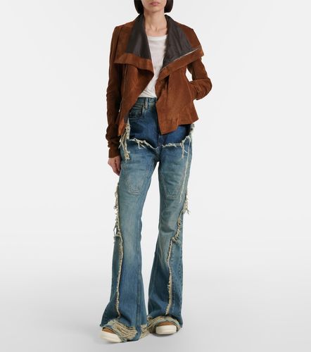 Silvered distressed flared jeans - Rick Owens - Modalova