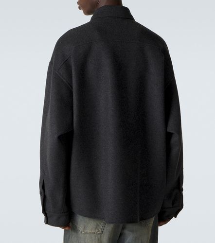 Wool-blend zip-up overshirt - Balenciaga - Modalova