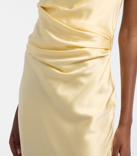 Bardot draped silk charmeuse gown - The Sei - Modalova