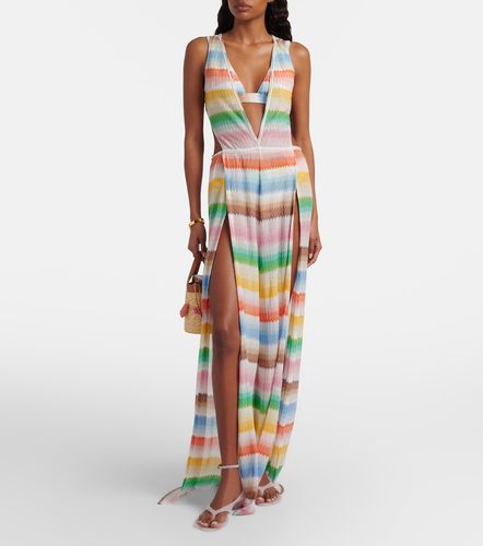 Zigzag open-back lame jumpsuit - Missoni - Modalova