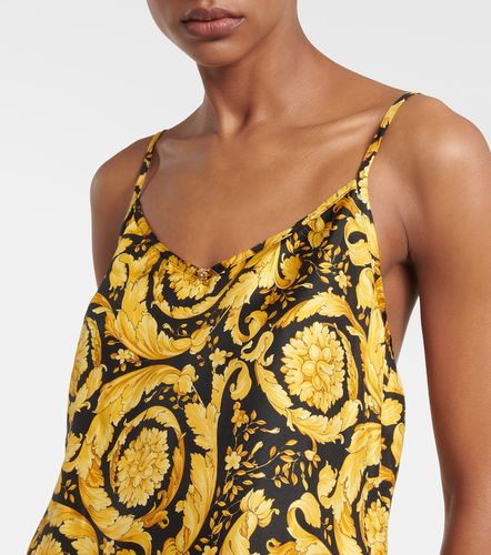 Versace Camisole Barocco in seta - Versace - Modalova