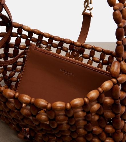 Borsa a spalla Le 5 à 7 Mini con perline - Saint Laurent - Modalova