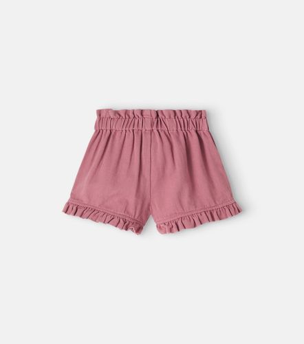 Shorts Simone de denim con volantes - C'era Una Volta - Modalova