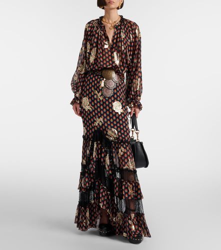Etro Printed silk-blend maxi skirt - Etro - Modalova