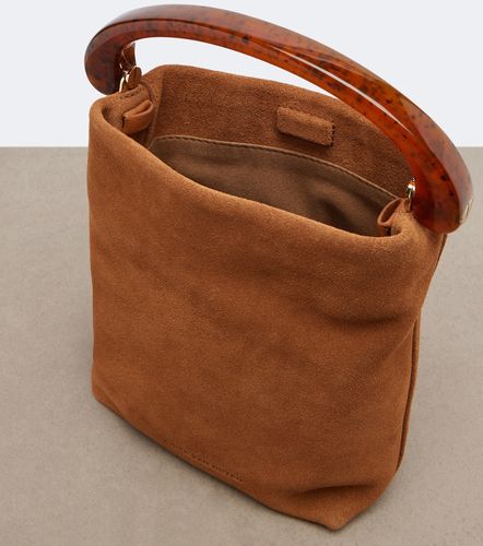 Crisp Mini suede top-handle bag - Dries Van Noten - Modalova
