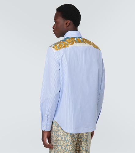 Versace Camicia in cotone a righe - Versace - Modalova