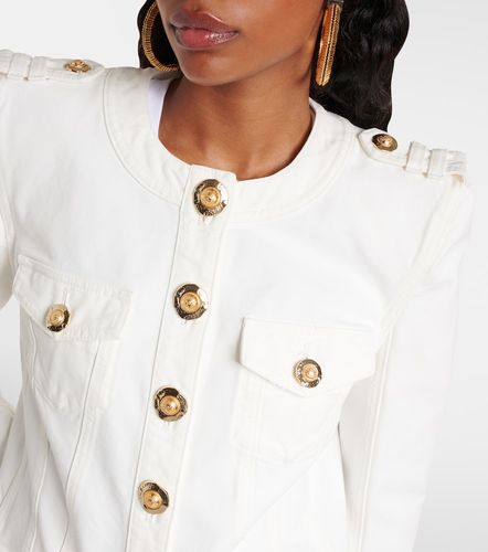 Balmain Giacca in canvas di cotone - Balmain - Modalova