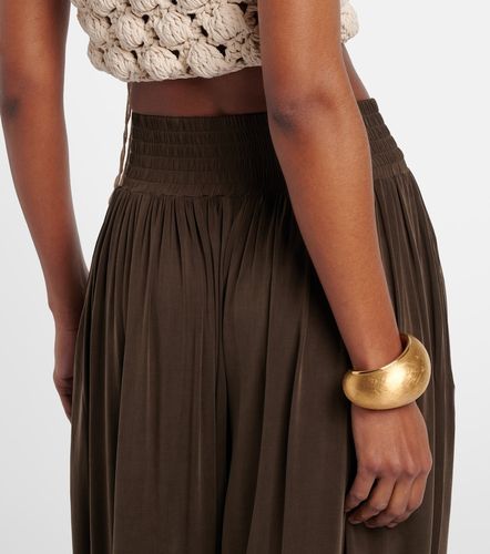 Pantalones globo de jersey fruncidos - Balmain - Modalova