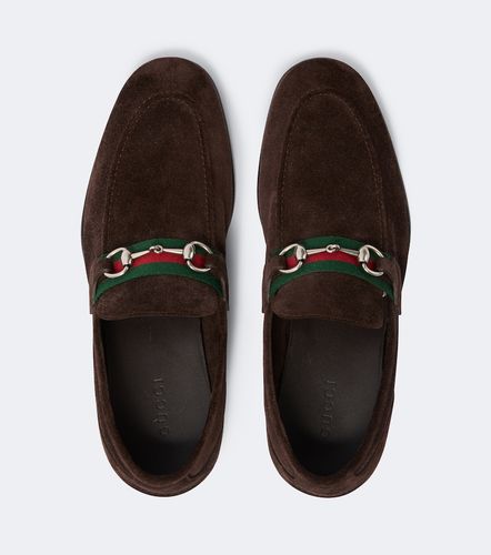 Mocassini Como Horsebit in suede - Gucci - Modalova