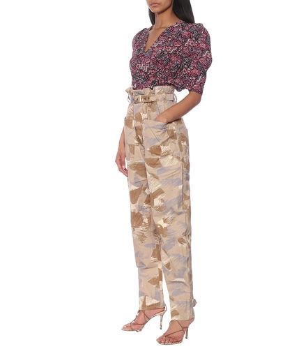 Pantaloni Iona in cotone e lino - Isabel Marant - Modalova