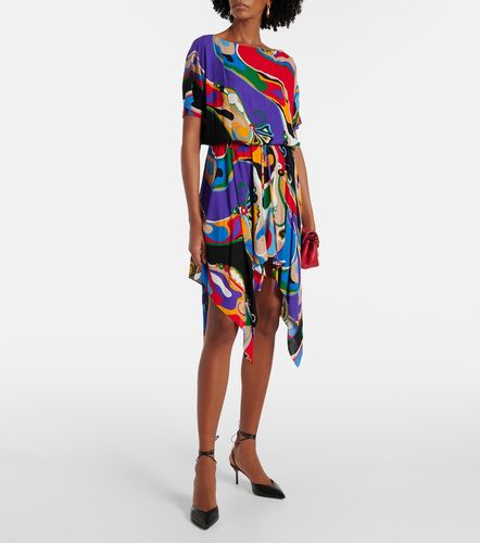 Pucci Orchidee asymmetric minidress - Pucci - Modalova