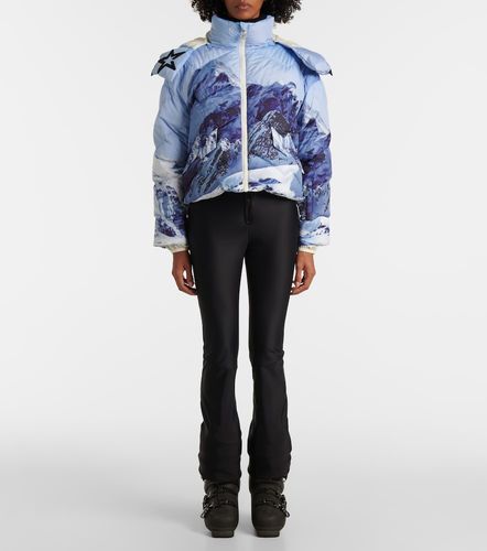 Mountain printed down jacket - Perfect Moment - Modalova