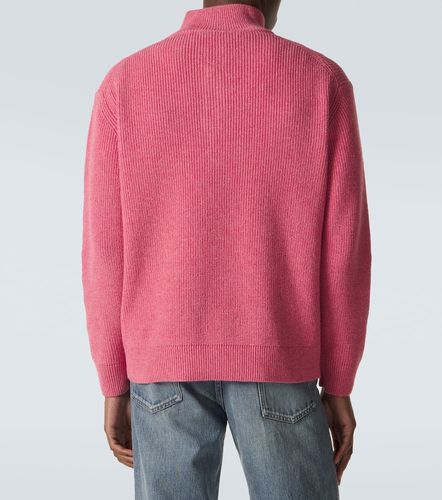 Pullover in lana e cotone con mezza zip - JW Anderson - Modalova