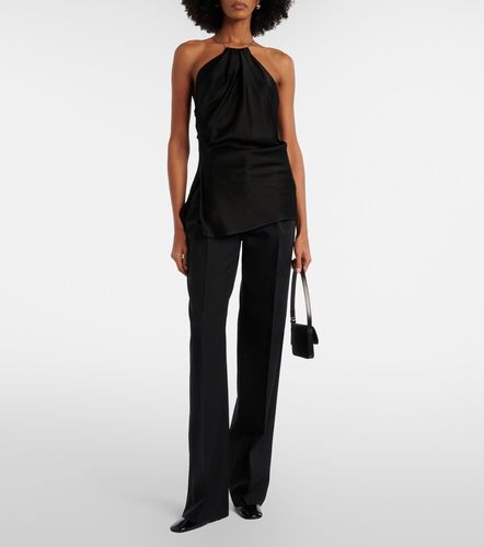 Top de satén drapeado - Victoria Beckham - Modalova