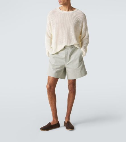 Stòffa Shorts de algodón y lino con cinturón - Stoffa - Modalova