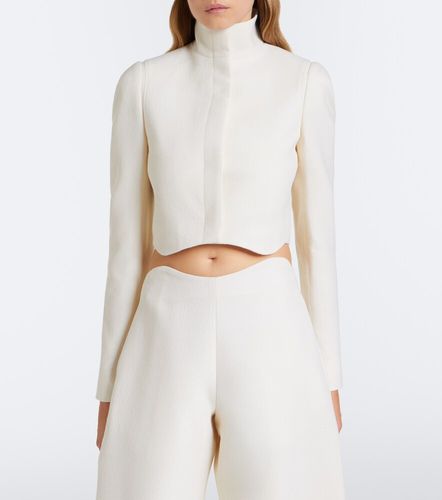 Alaïa Giacca cropped in lana - Alaia - Modalova