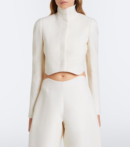 Alaia Cropped wool jacket - Alaia - Modalova